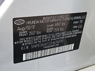 2018 Hyundai SONATA SEL
