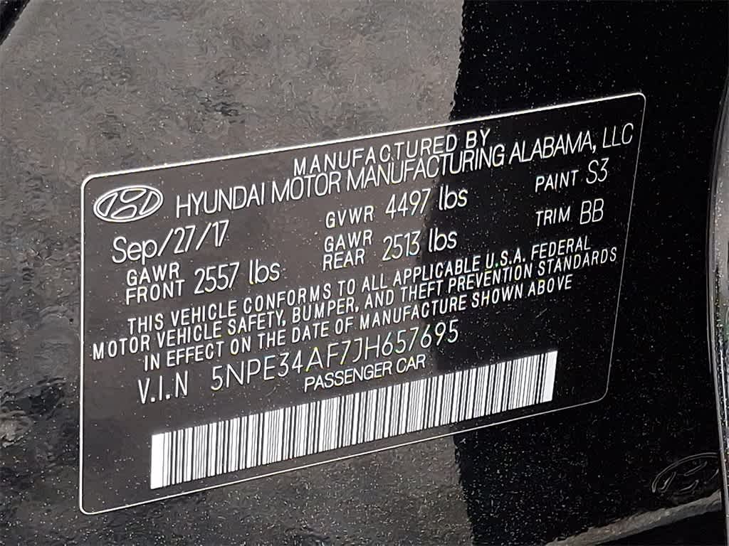 2018 Hyundai SONATA SEL