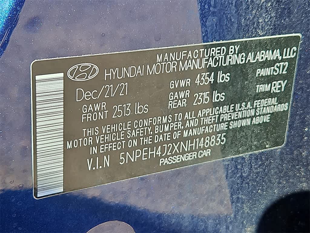 2022 Hyundai SONATA Limited