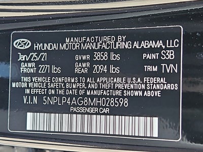2021 Hyundai ELANTRA Limited