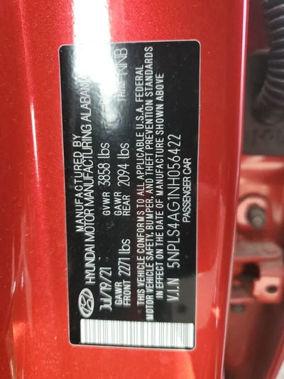 2022 Hyundai ELANTRA SEL