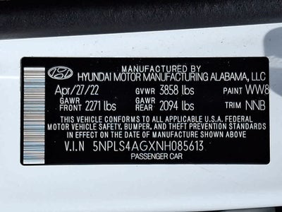 2022 Hyundai ELANTRA SEL