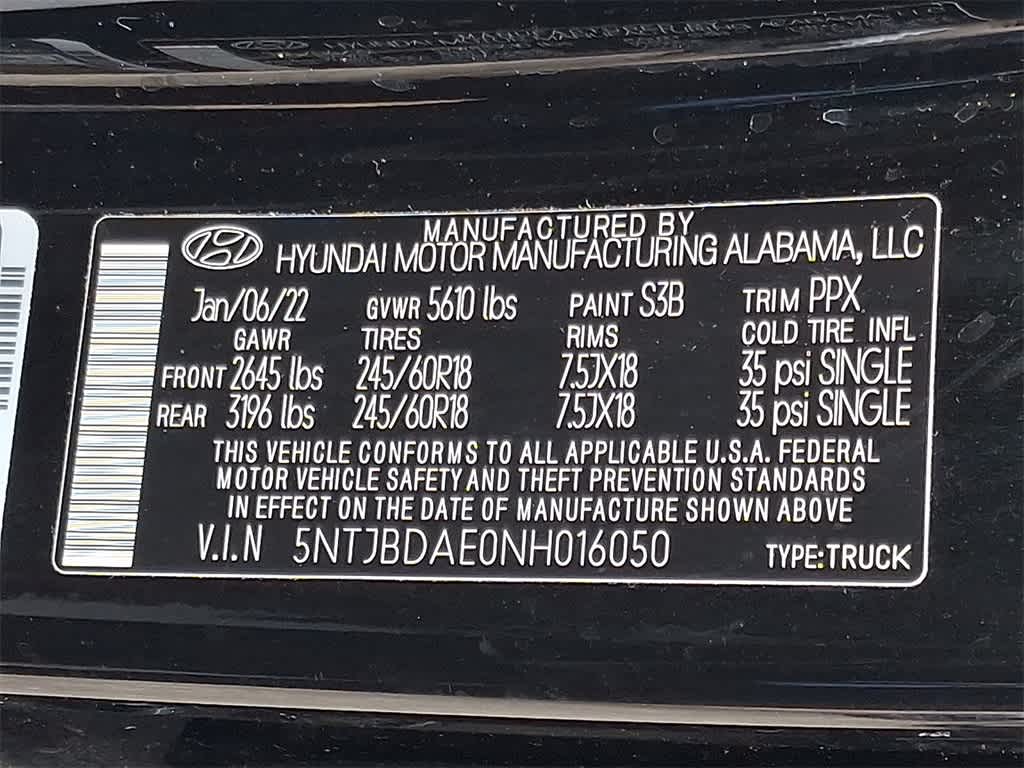 2022 Hyundai SANTA CRUZ SEL