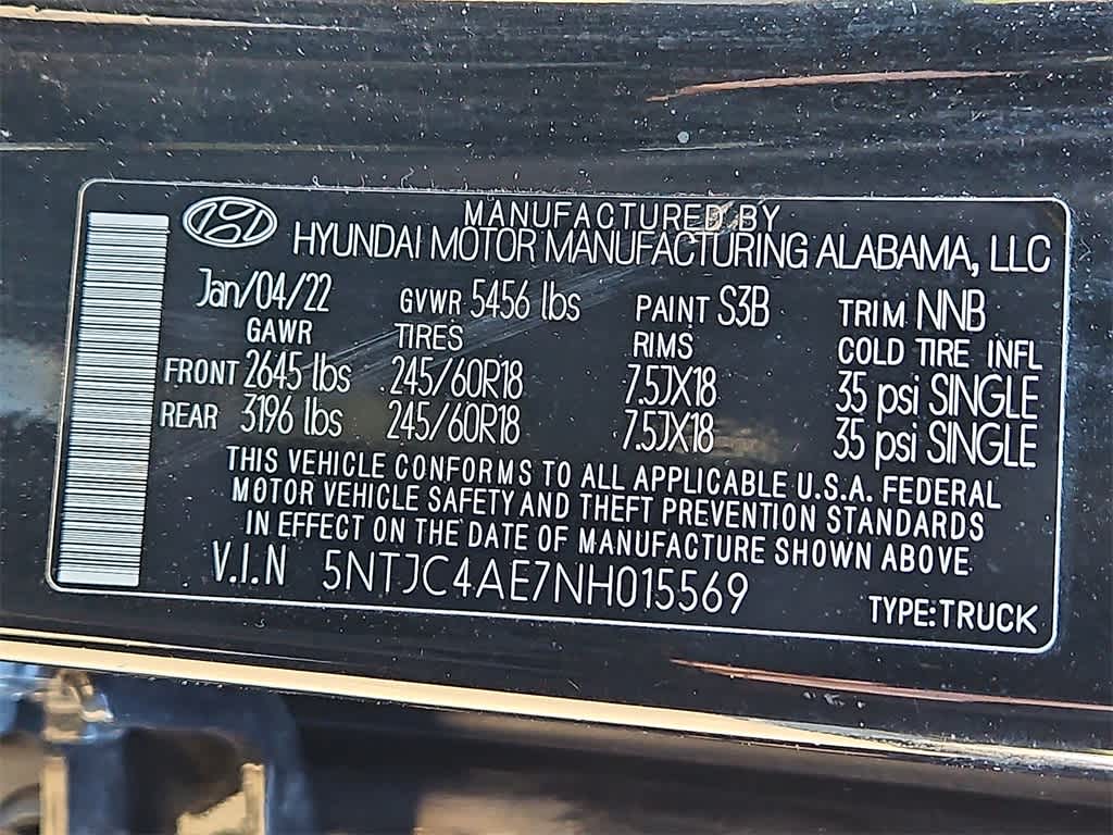 2022 Hyundai SANTA CRUZ SEL