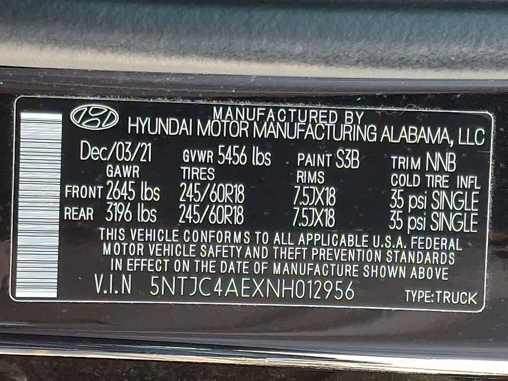 2022 Hyundai SANTA CRUZ SEL