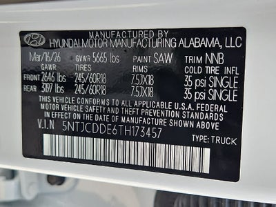 2026 Hyundai SANTA CRUZ SEL Activity