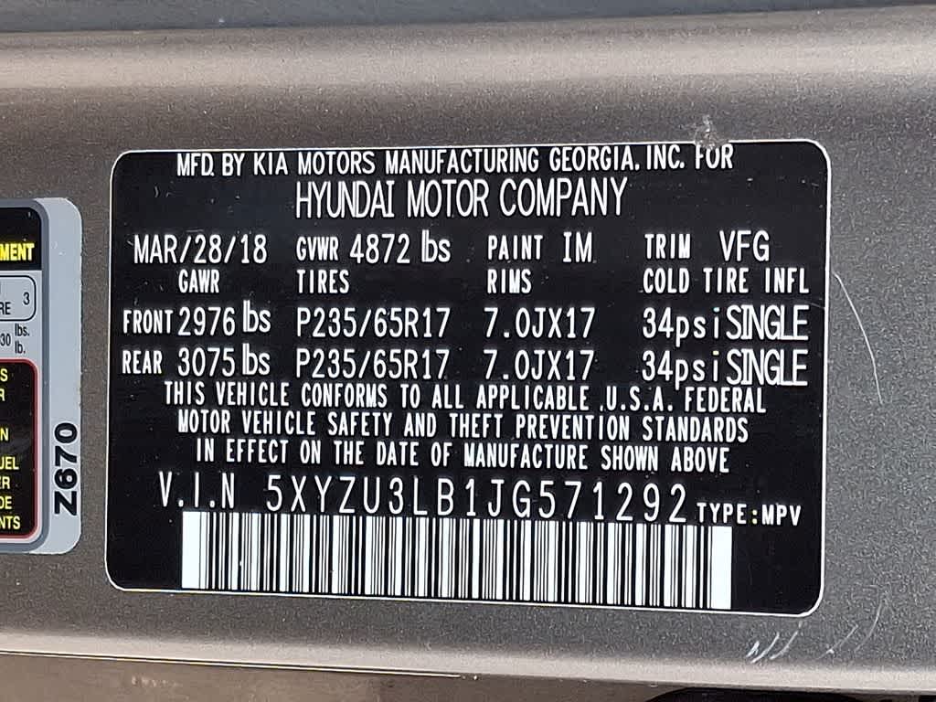 2018 Hyundai SANTA FE SPORT 2.4L