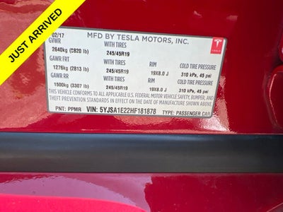 2017 Tesla Model S 90D