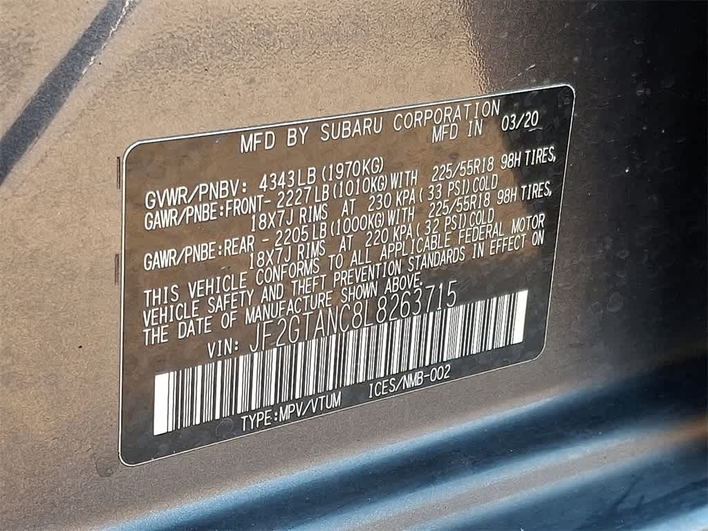 2020 Subaru Crosstrek Limited