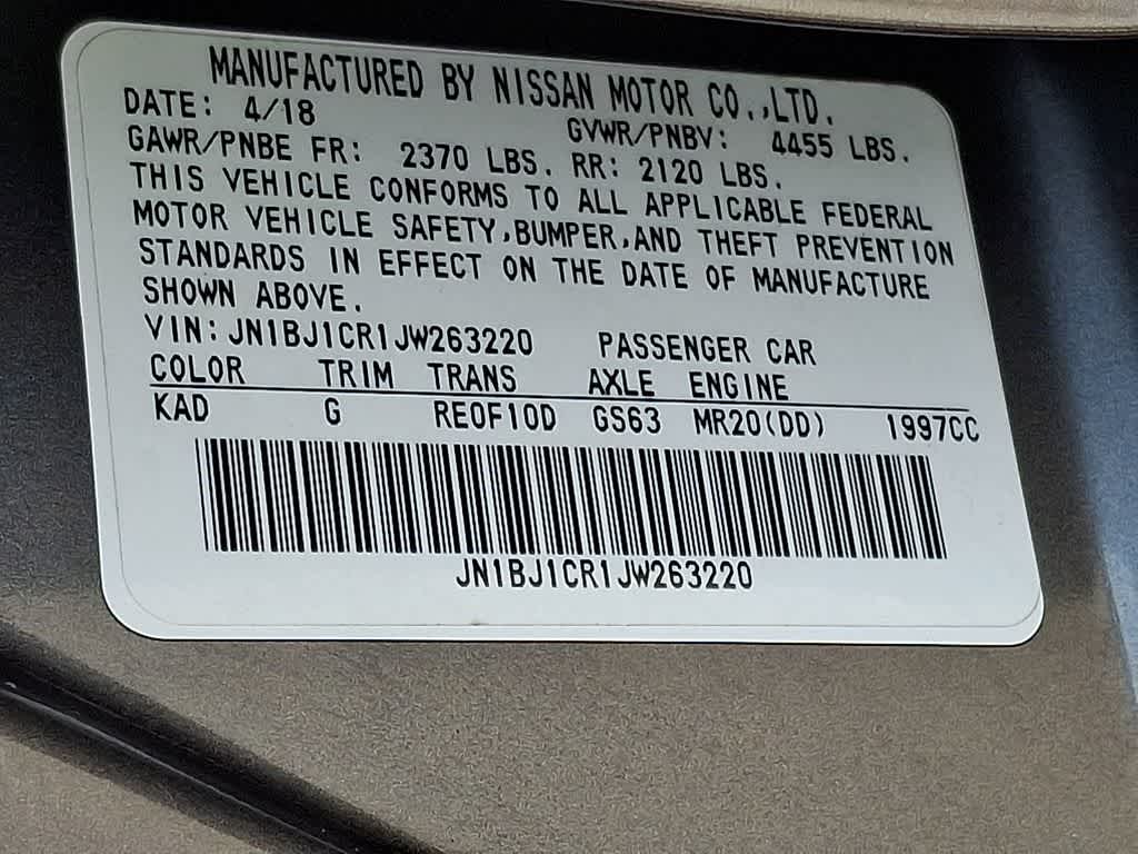 2018 Nissan Rogue Sport SL