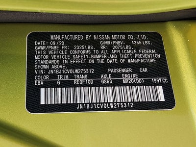 2020 Nissan Rogue Sport SV