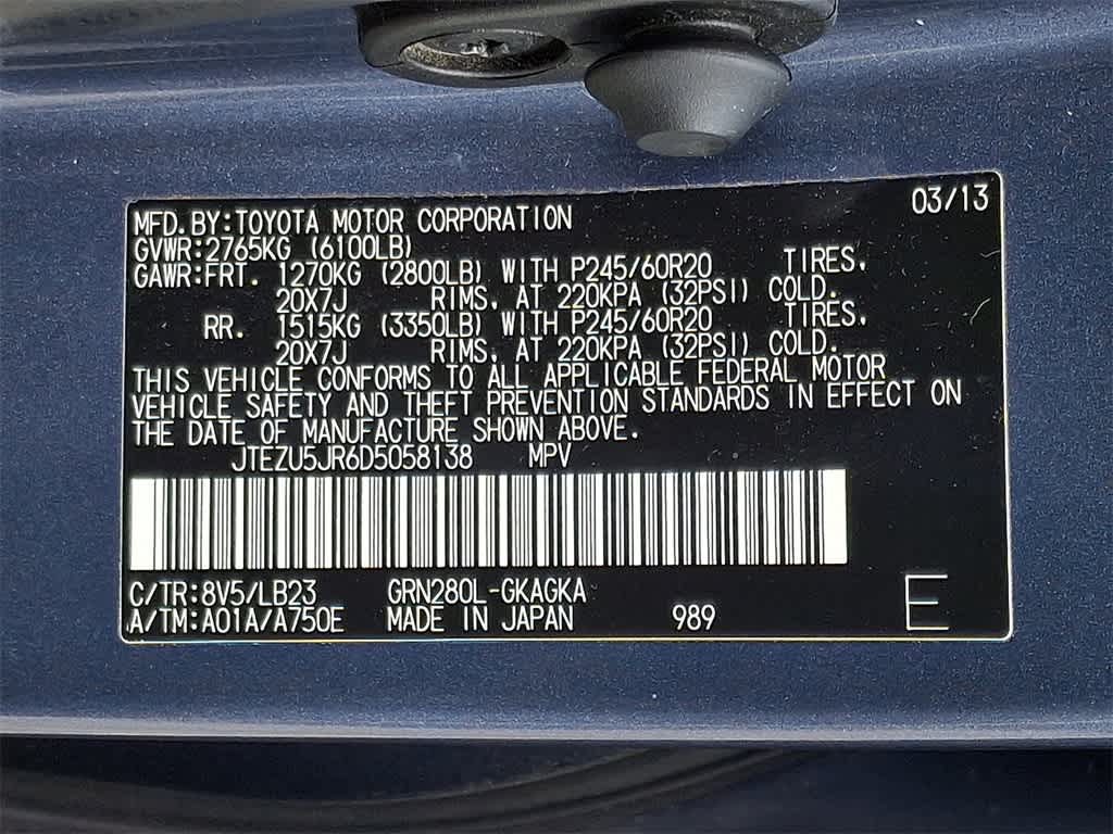 2013 Toyota 4Runner Limited