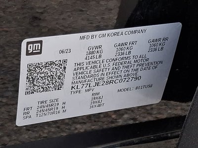 2024 Chevrolet Trax 2RS