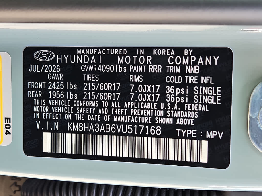 2027 Hyundai KONA SE
