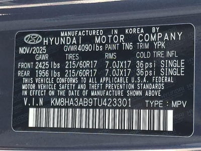 2026 Hyundai KONA SE