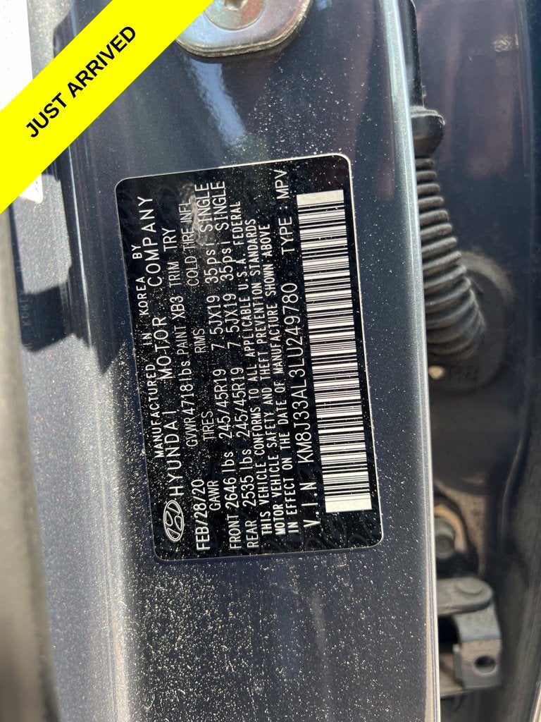 2020 Hyundai TUCSON Sport