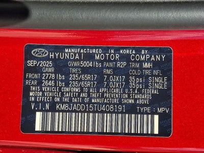2026 Hyundai TUCSON HYBRID Blue SE