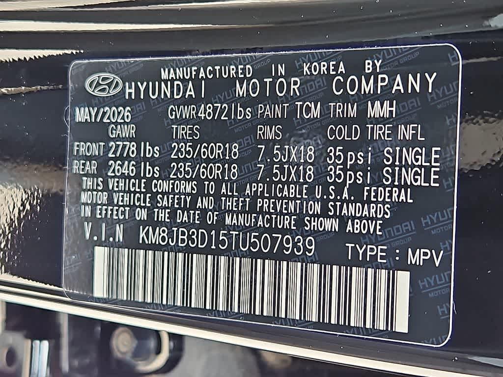 2026 Hyundai TUCSON HYBRID SEL