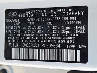 2024 Hyundai TUCSON HYBRID Blue
