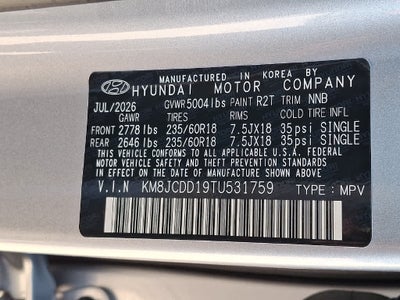 2026 Hyundai TUCSON HYBRID SEL Convenience