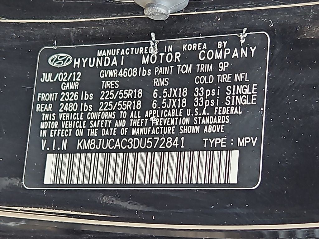 2013 Hyundai TUCSON Limited