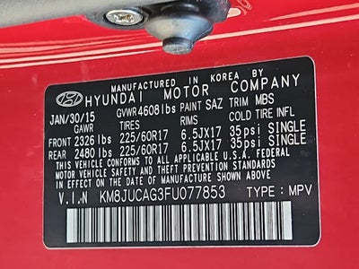 2015 Hyundai TUCSON SE