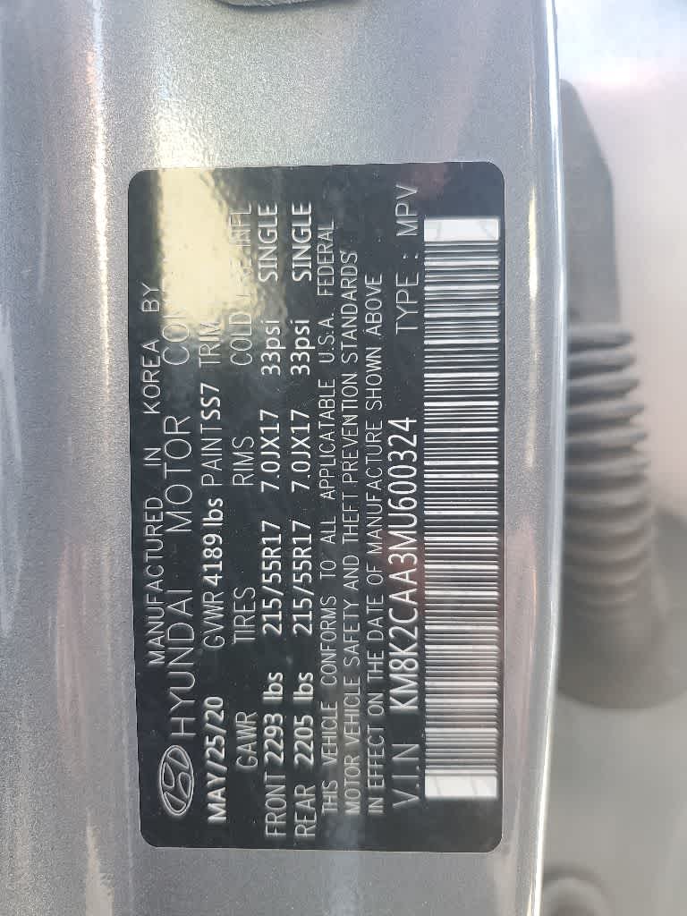 2021 Hyundai KONA SEL