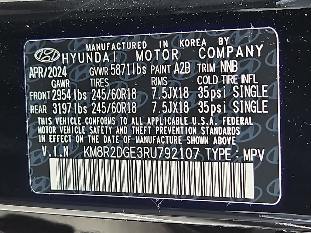 2024 Hyundai PALISADE SEL 7P