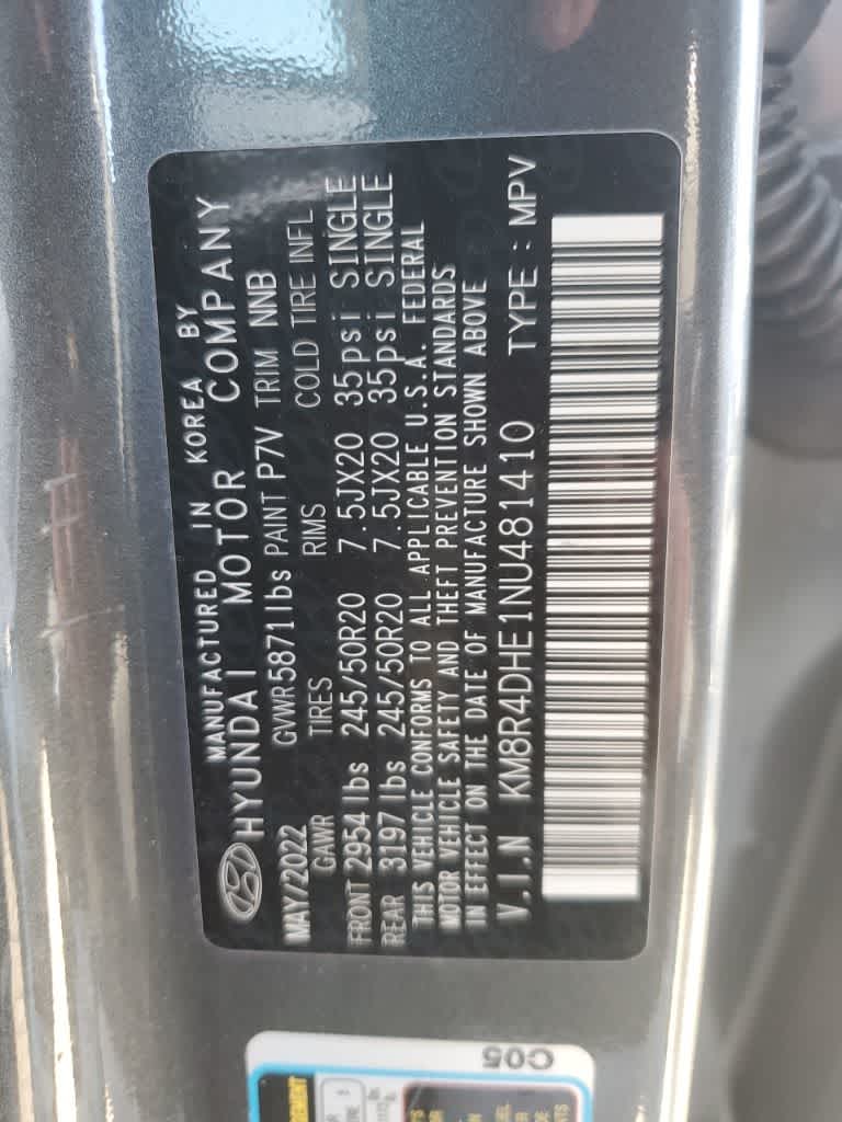 2022 Hyundai PALISADE SEL