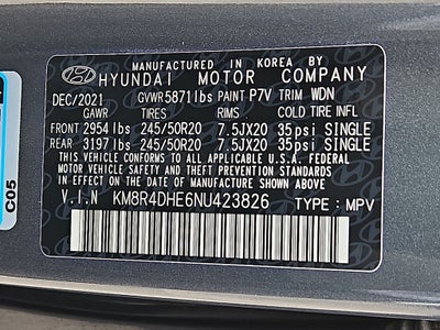 2022 Hyundai PALISADE SEL