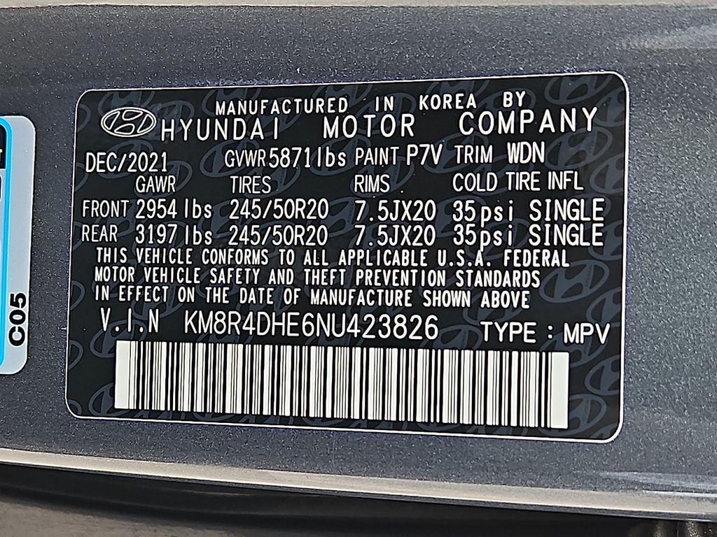 2022 Hyundai PALISADE SEL