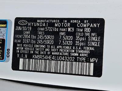 2020 Hyundai PALISADE Limited
