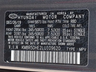 2020 Hyundai PALISADE Limited