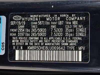 2020 Hyundai PALISADE Limited