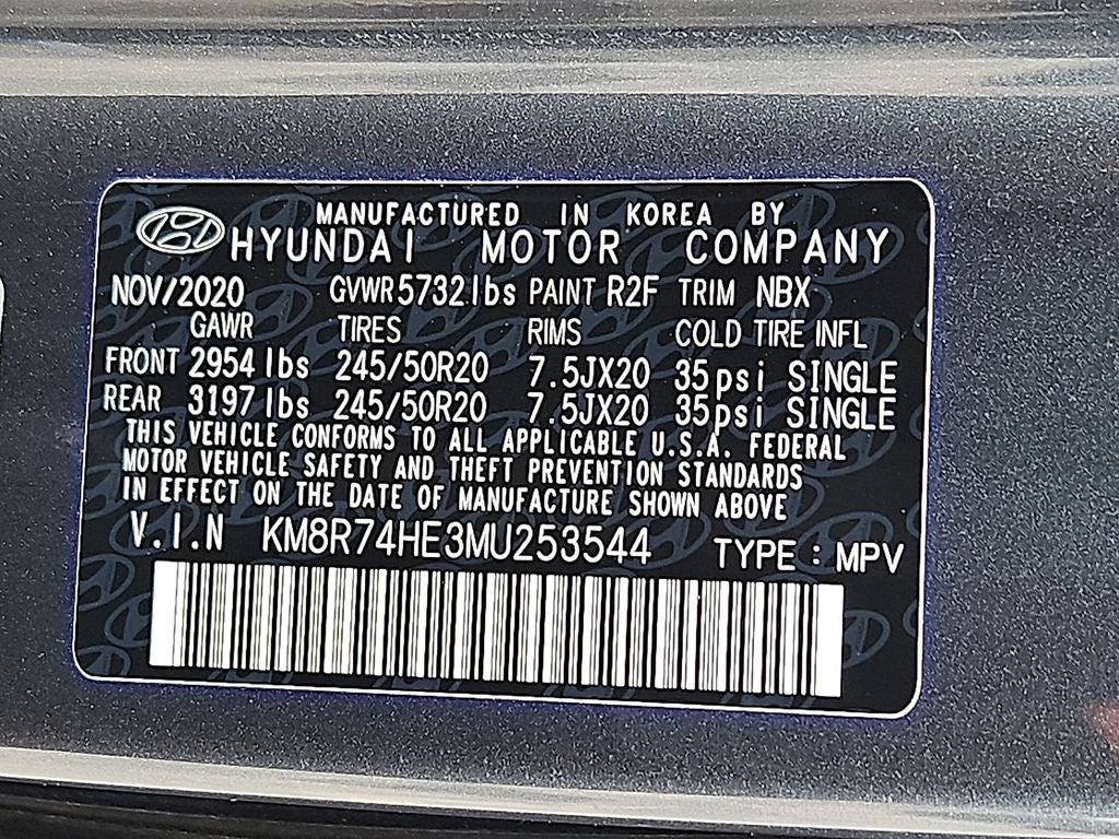 2021 Hyundai PALISADE Calligraphy