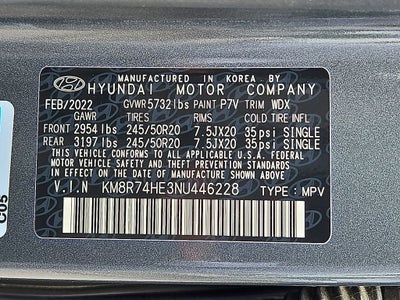 2022 Hyundai PALISADE Calligraphy