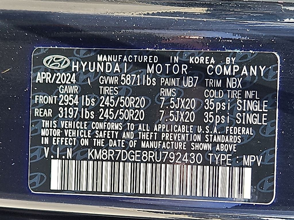 2024 Hyundai PALISADE Calligraphy