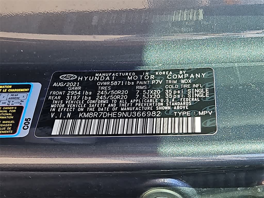 2022 Hyundai PALISADE Calligraphy