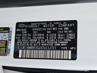 2026 Hyundai PALISADE SE