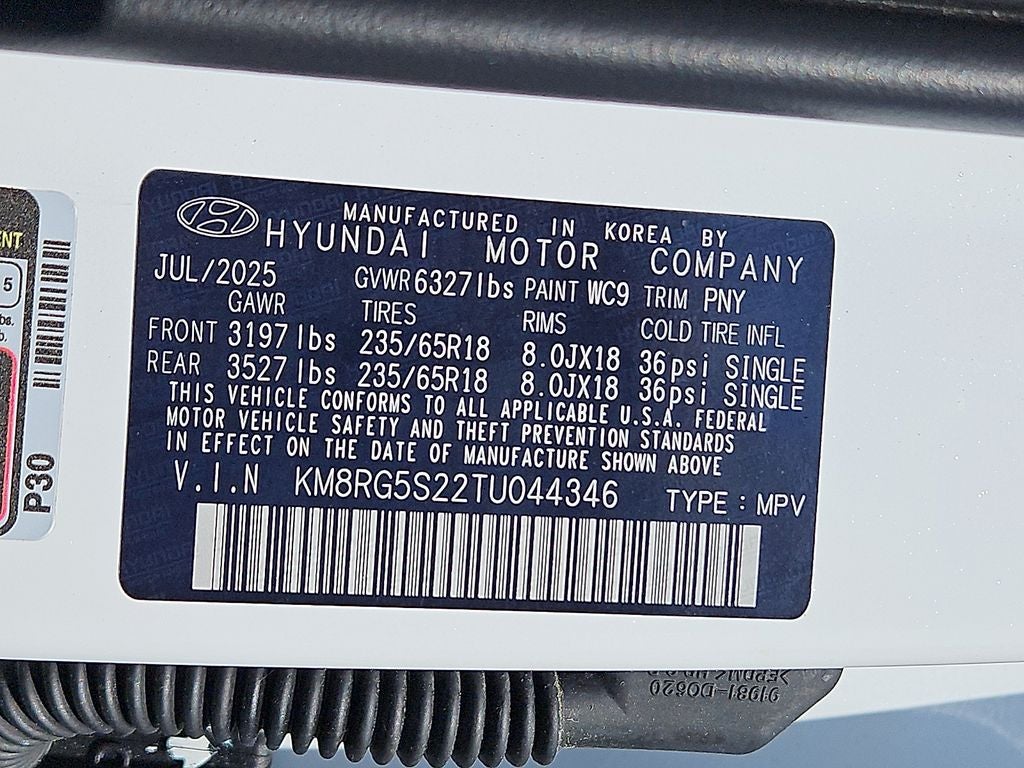 2026 Hyundai PALISADE SEL Convenience