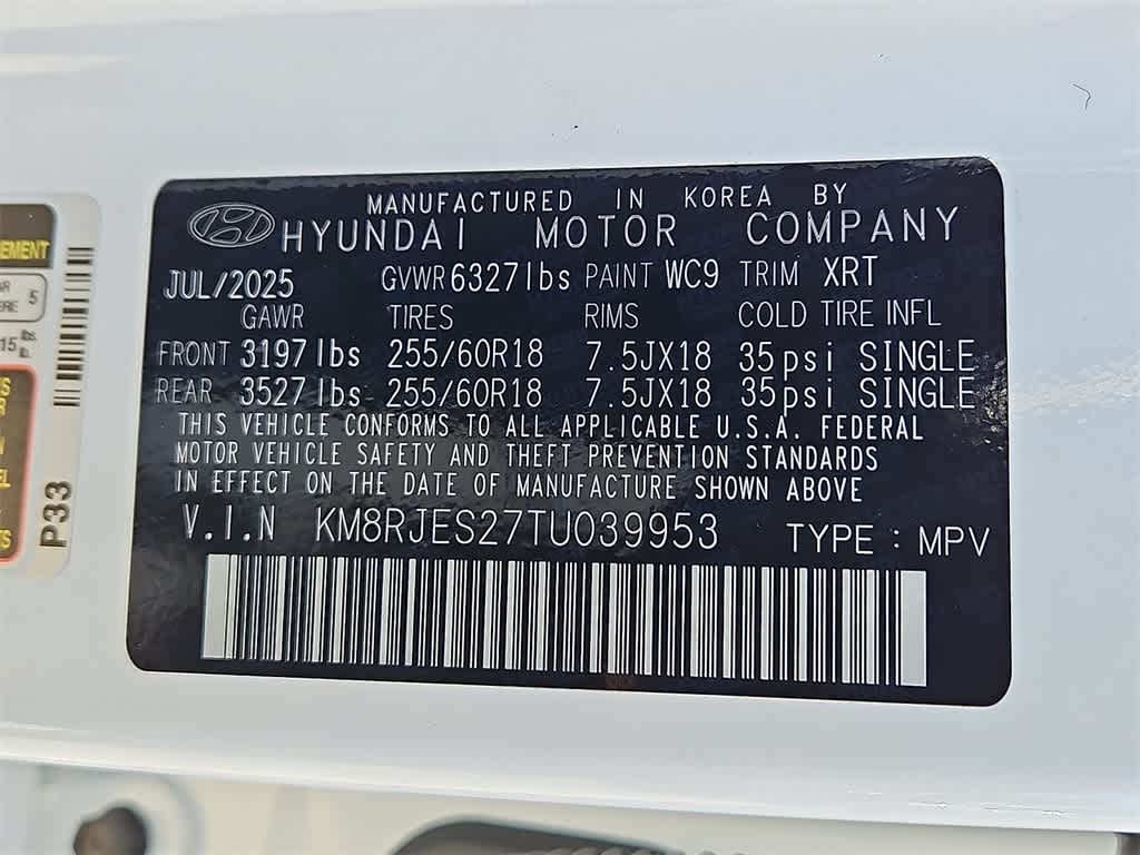 2026 Hyundai PALISADE XRT Pro