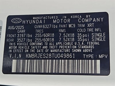 2026 Hyundai PALISADE XRT Pro