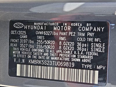 2026 Hyundai PALISADE Limited