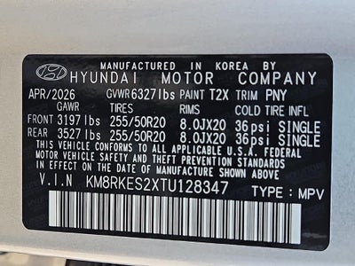2026 Hyundai PALISADE Limited