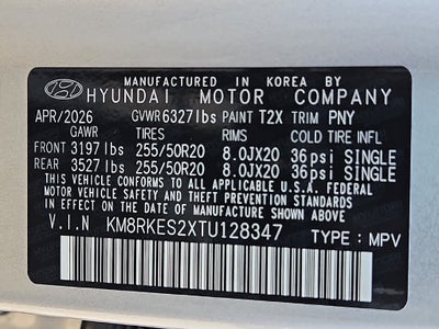 2026 Hyundai PALISADE Limited