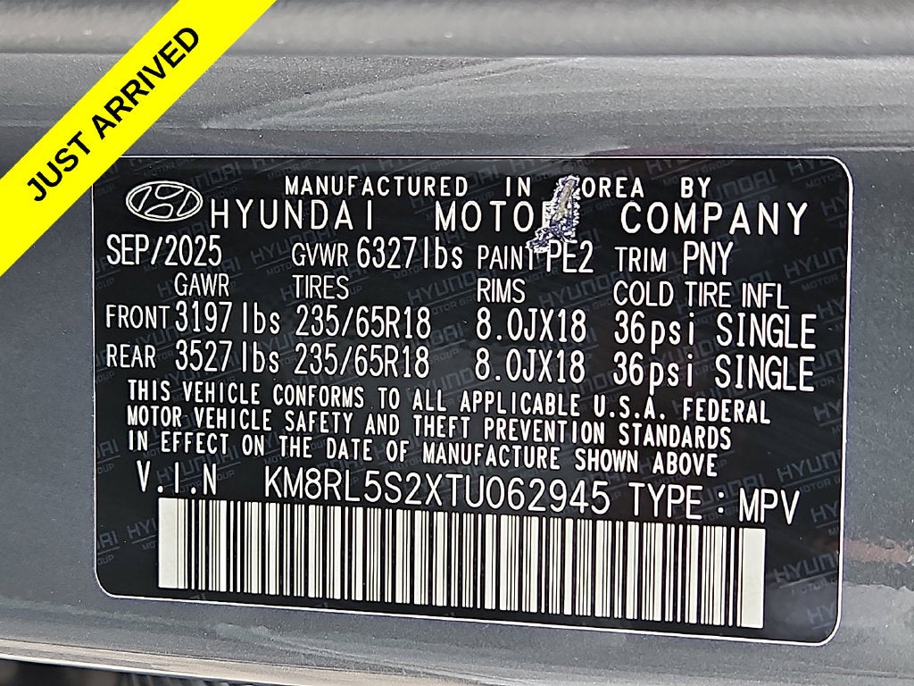 2026 Hyundai PALISADE SEL 7P