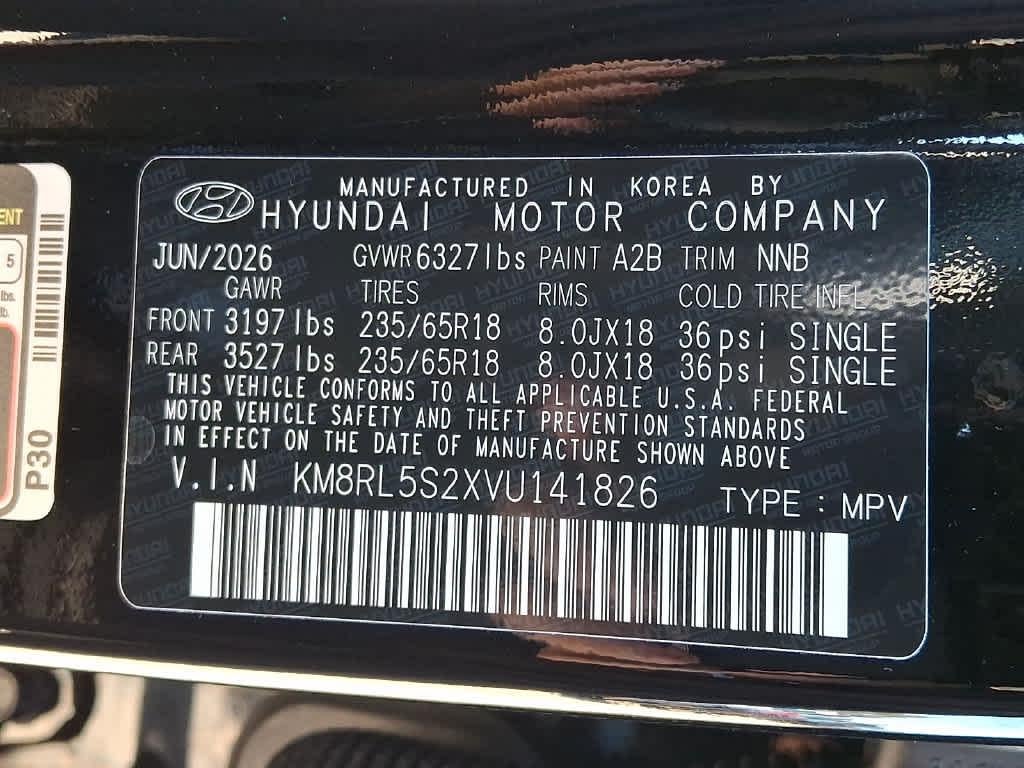2027 Hyundai PALISADE SEL 7P