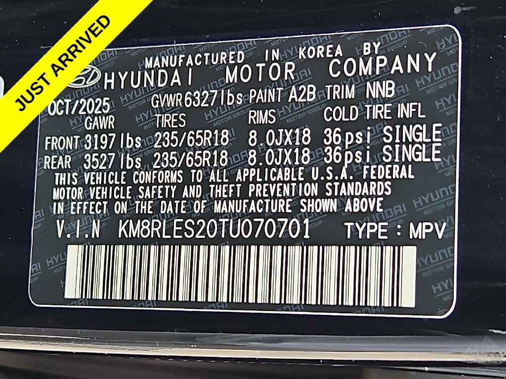 2026 Hyundai PALISADE SEL 7P