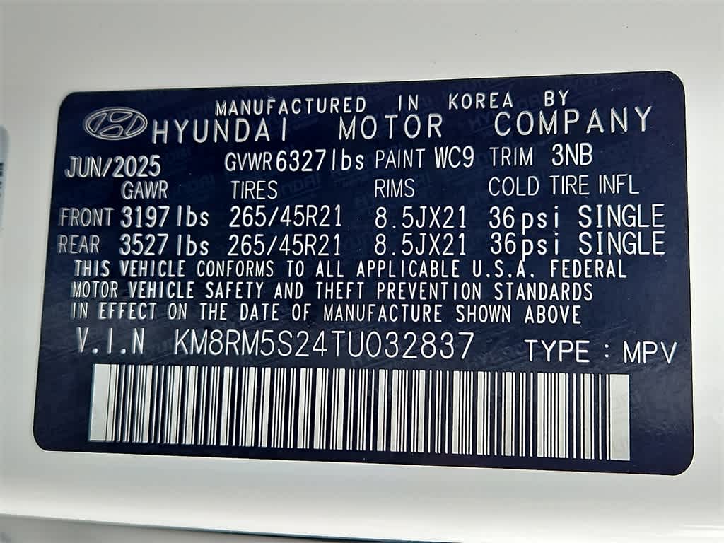 2026 Hyundai PALISADE Calligraphy