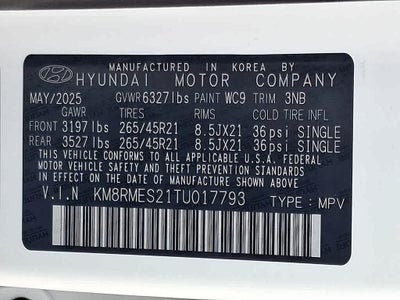 2026 Hyundai PALISADE Calligraphy